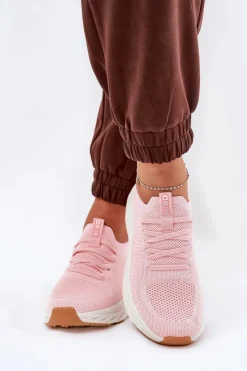 Wygodne Buty Sportowe Damskie Big Star RR274A131 HI-POLY SYSTEM Różowe