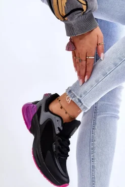 Wygodne Buty Sportowe Memory Foam System Big Star LL274335 Czarne