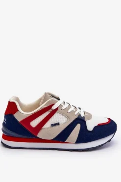 Wygodne Damskie Sneakersy Memory Foam Big Star LL274950 Czerwone