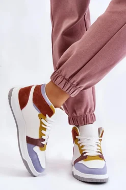 Wysokie Damskie Buty Sportowe Trampki Multikolor Rumour