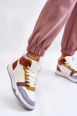 Wysokie Damskie Buty Sportowe Trampki Multikolor Rumour