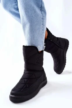 Wysokie Ocieplane Śniegowce Czarne Winessa