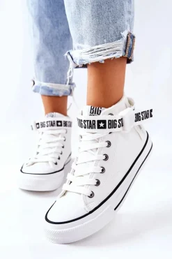 Wysokie Ocieplane Trampki Big Star GG274027 Białe