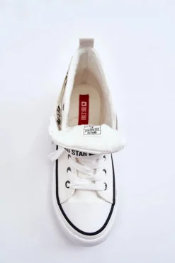 Wysokie Ocieplane Trampki Big Star GG274027 Białe