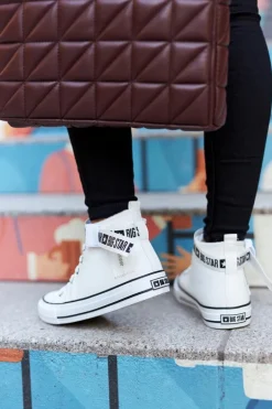 Wysokie Ocieplane Trampki Big Star GG274027 Białe