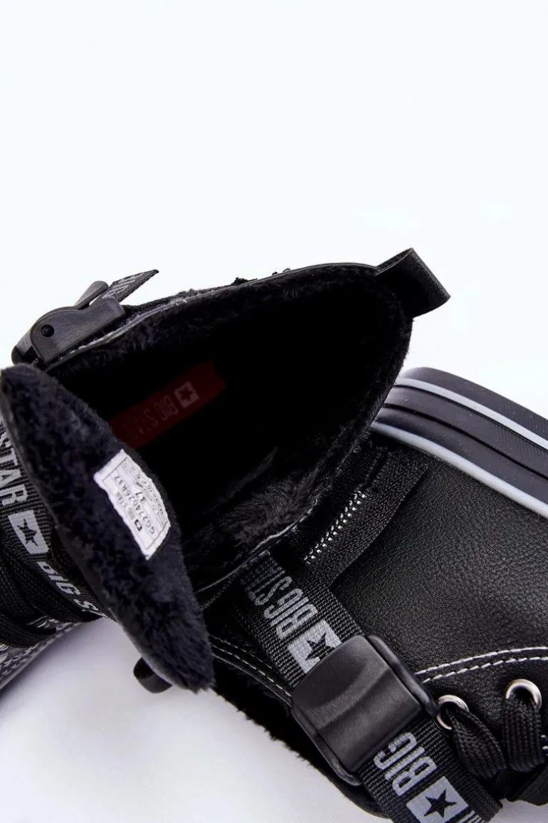 Wysokie Ocieplane Trampki Big Star GG274026 Czarne