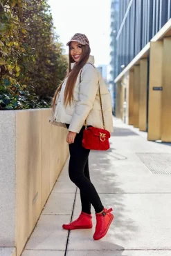 Wysokie Ocieplane Trampki Big Star GG274028 Czerwone