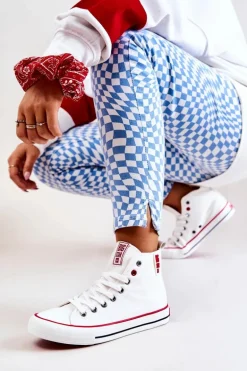 Wysokie Trampki Big Star JJ274127 Białe