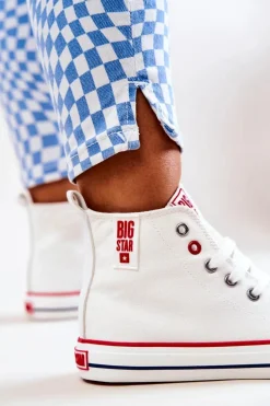 Wysokie Trampki Big Star JJ274127 Białe