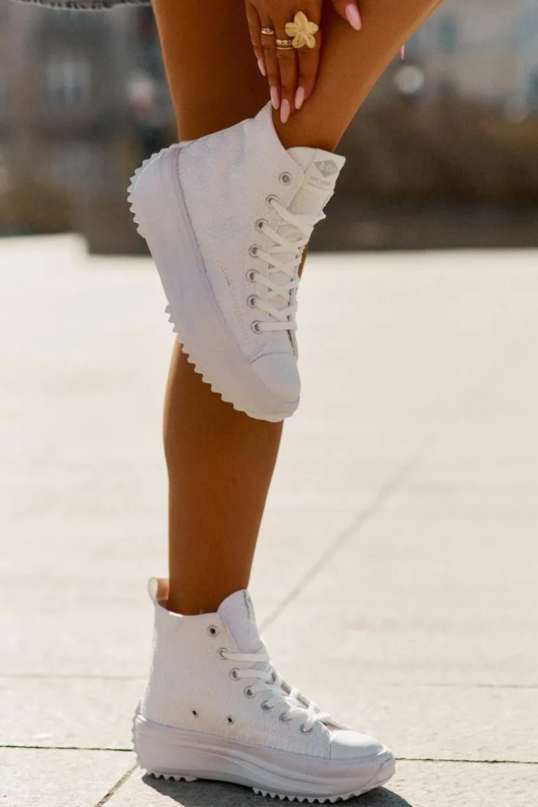 Wysokie Trampki Damskie Lee Cooper LCW-25-31-3461L Białe