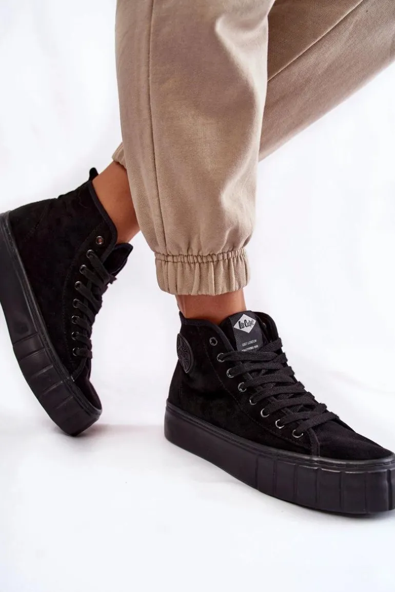 Wysokie Trampki Lee Cooper LCJ-22-31-1432L Czarne