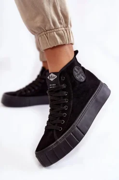 Wysokie Trampki Lee Cooper LCJ-22-31-1432L Czarne