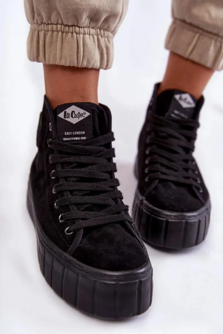 Wysokie Trampki Lee Cooper LCJ-22-31-1432L Czarne