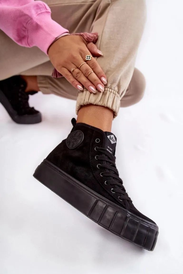 Wysokie Trampki Lee Cooper LCJ-22-31-1432L Czarne