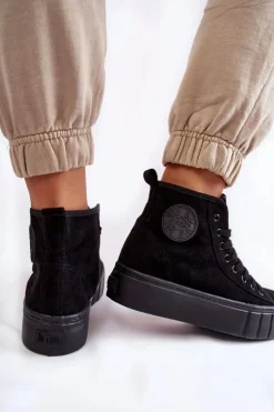 Wysokie Trampki Lee Cooper LCJ-22-31-1432L Czarne