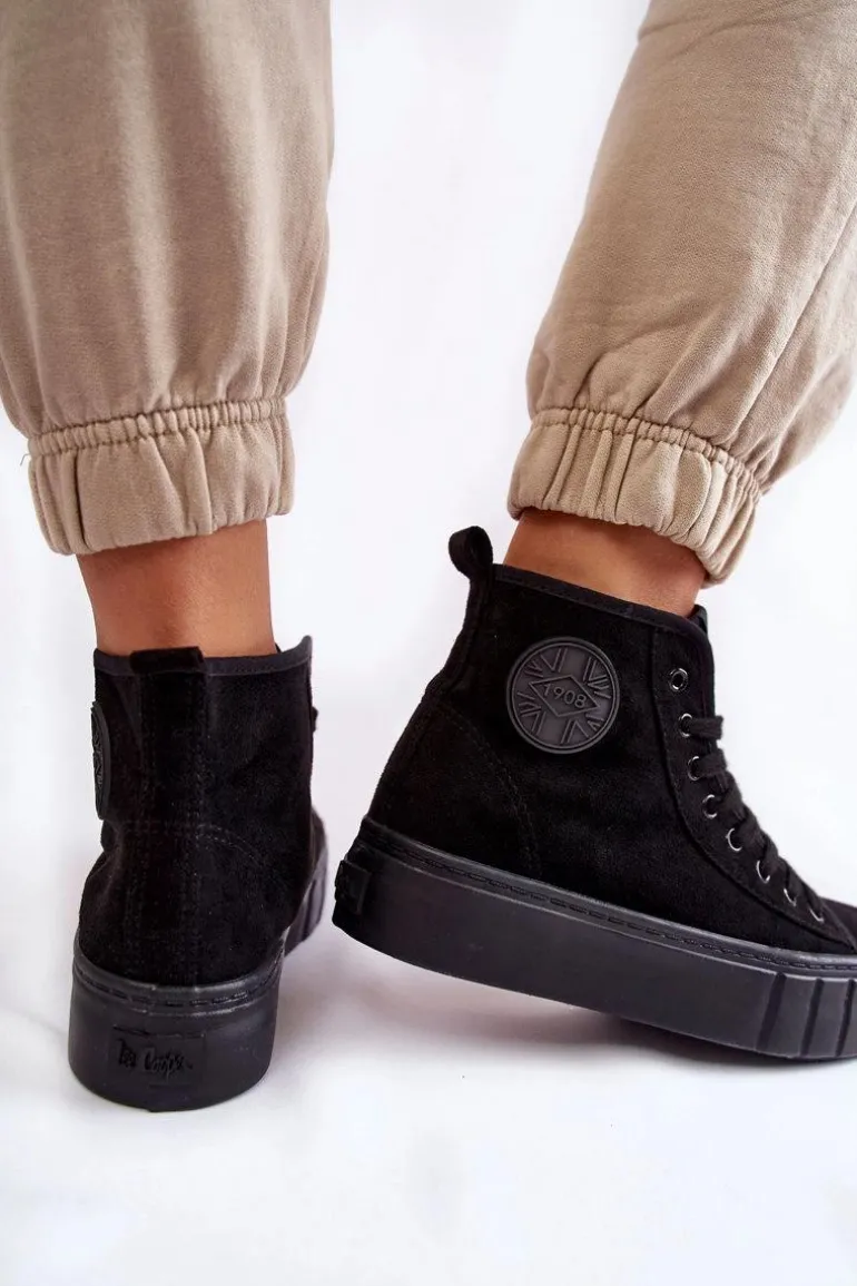 Wysokie Trampki Lee Cooper LCJ-22-31-1432L Czarne