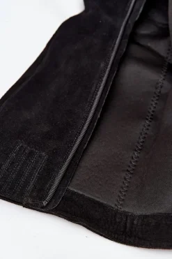 Zamszowe Kozaki Na Słupku Zamek Czarne Lissara