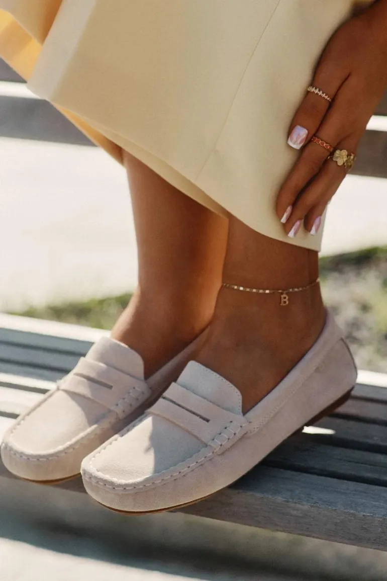 Zamszowe Mokasyny Damskie Big Star RR274947 Beżowe