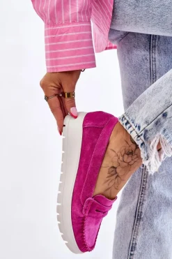 Zamszowe Mokasyny Na Platformie Fuksja Lemar Milana