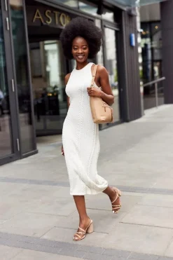 Zamszowe Sandały Na Obcasie S.Barski LJ432-1 Beżowe