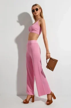 Zamszowe Sandały Na Słupku Big Star JJ274530 Brązowe