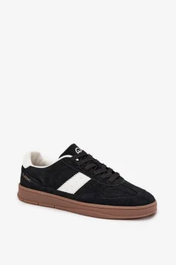 Zamszowe Sneakersy Damskie Vinceza 14029 Czarne