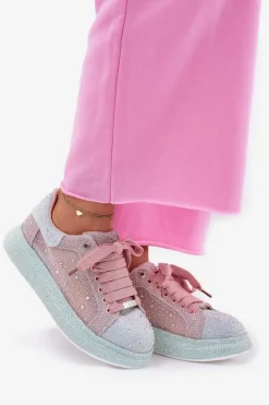 Zdobione Sneakersy Na Platformie GOE RR2N4009 Multikolor